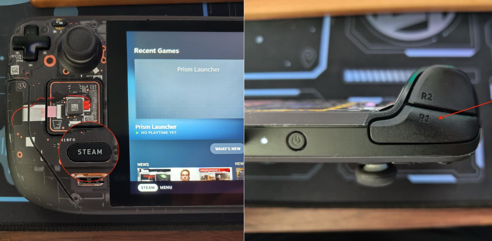 Steam Deckでスクリーンショットを撮る方法 Steam Deckでスクリーンショットを撮る方法