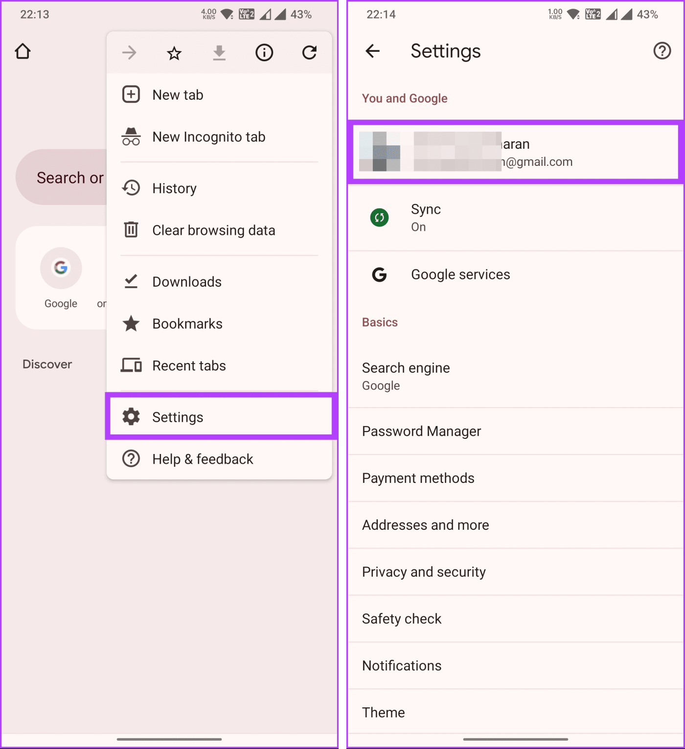 iOS、iPad、Android 版 Chrome で Google アカウントを切り替える方法
