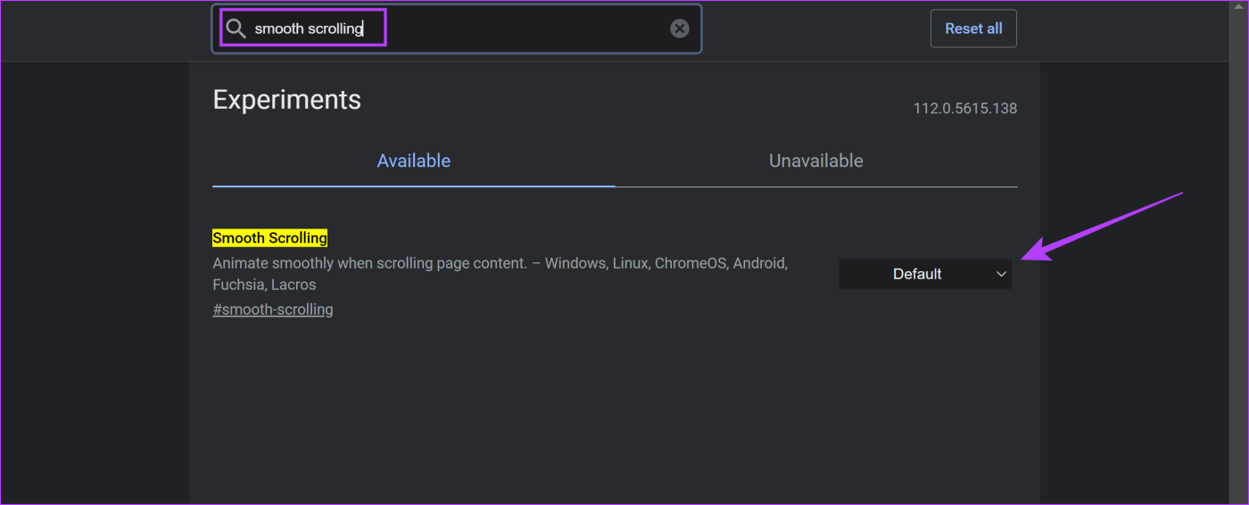 Cómo habilitar el desplazamiento suave en Google Chrome
