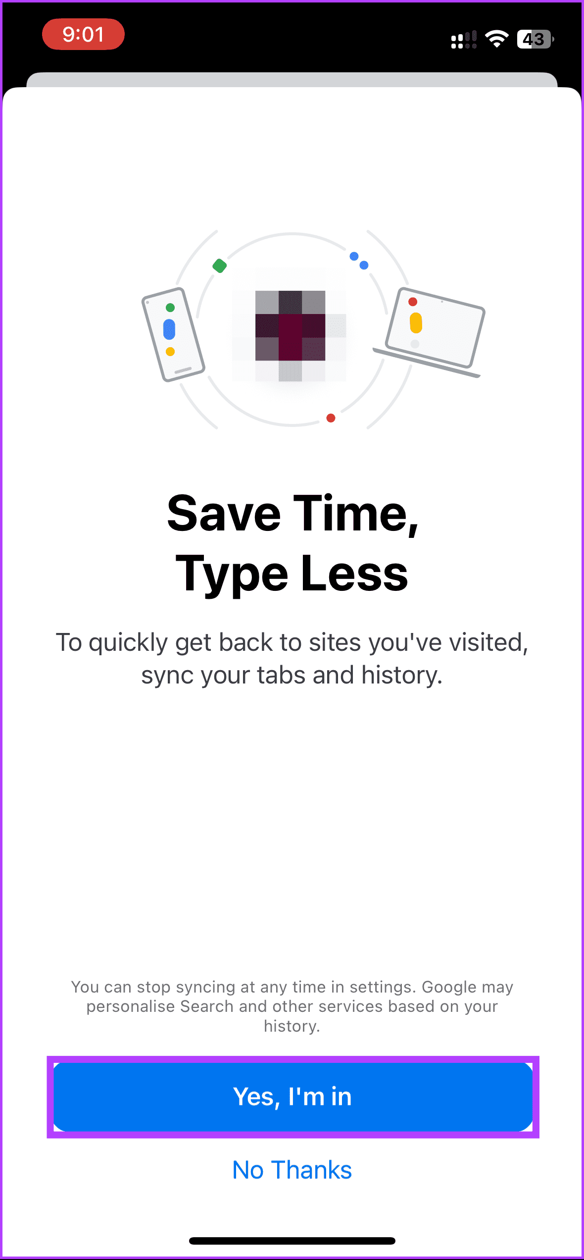 iOS、iPad、Android 版 Chrome で Google アカウントを切り替える方法
