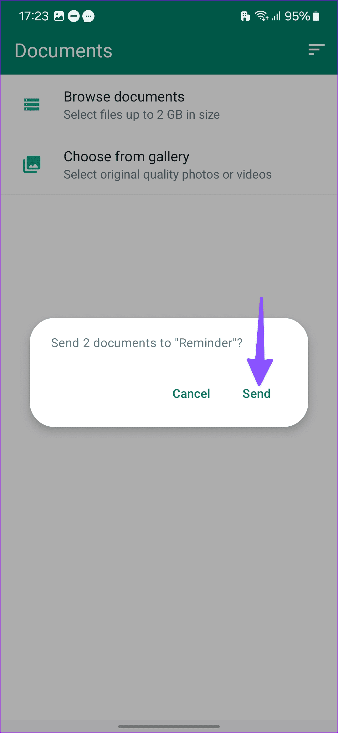 So senden Sie mehrere Fotos auf WhatsApp für iPhone und Android