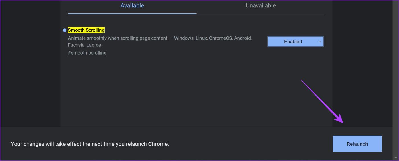 Cómo habilitar el desplazamiento suave en Google Chrome