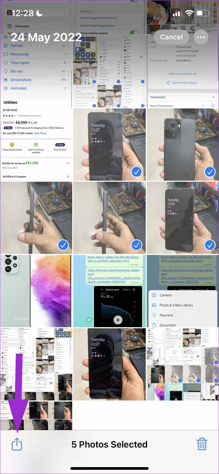 iPhoneとAndroidのWhatsAppで複数の写真を送信する方法