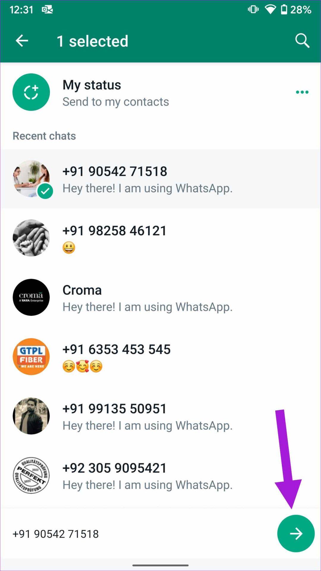 So senden Sie mehrere Fotos auf WhatsApp für iPhone und Android