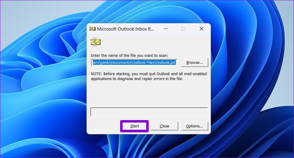 5 Möglichkeiten, den Fehler „Auf die Outlook-Datendatei kann nicht zugegriffen werden“ unter Windows zu beheben