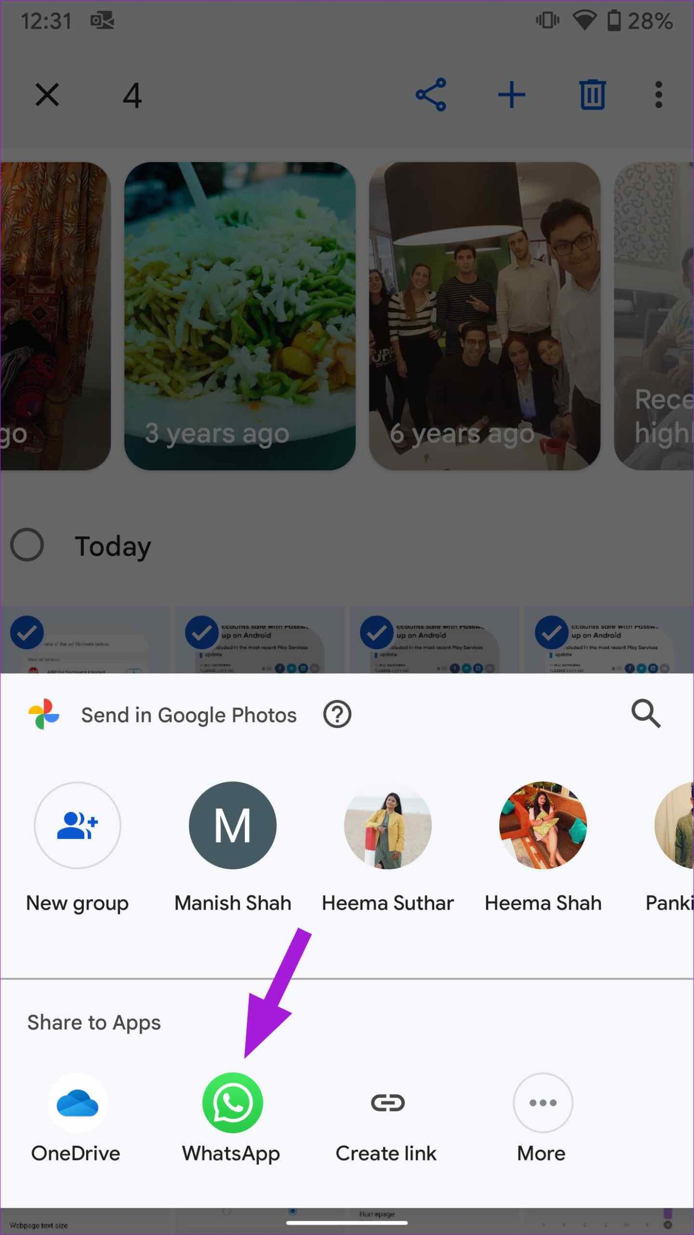 So senden Sie mehrere Fotos auf WhatsApp für iPhone und Android