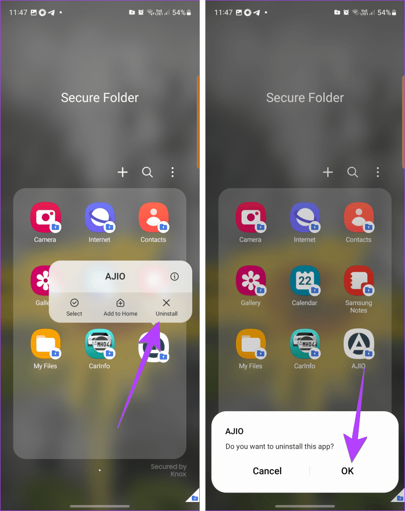 So fügen Sie Apps zum sicheren Ordner auf Samsung-Telefonen hinzu oder entfernen sie