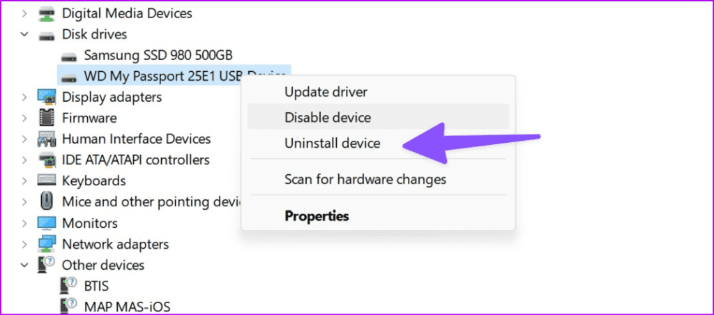 Windows의 디스크 관리에 외부 드라이브가 표시되지 않는 문제를 해결하는 8가지 방법