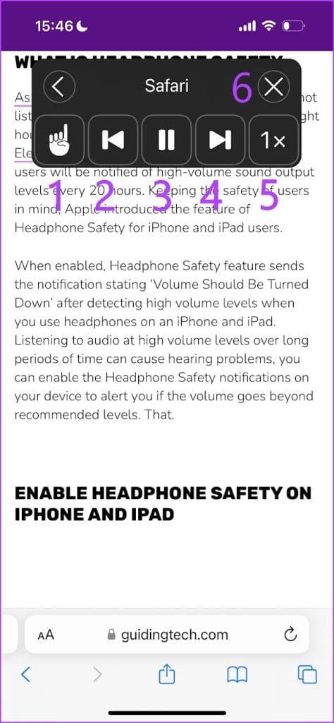Comment lire à haute voix une page Web sur Safari sur iPhone