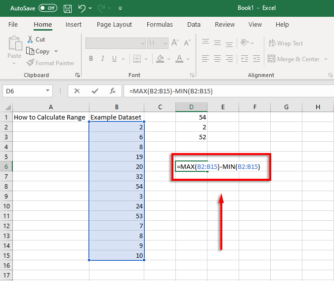Como encontrar e calcular o intervalo no Excel Como encontrar e calcular o intervalo no Excel