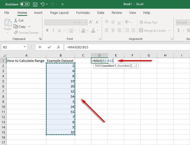 Como encontrar e calcular o intervalo no Excel Como encontrar e calcular o intervalo no Excel